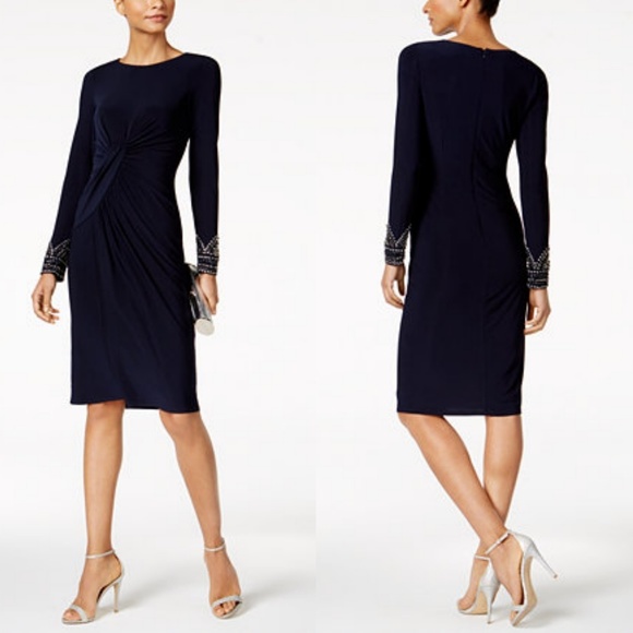 VINCE CAMUTO CUFF SLEEVE DRESS 🆕 - Picture 1 of 8